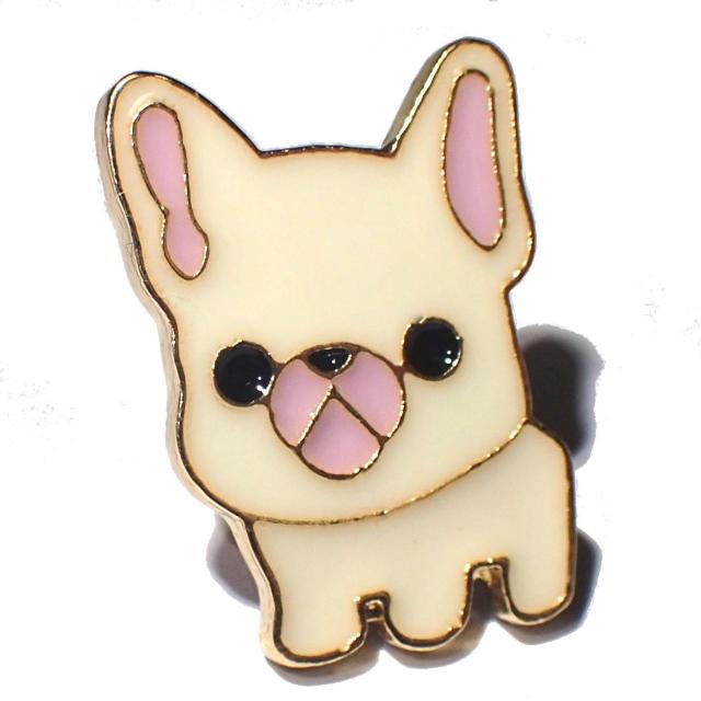 犬 白色 エナメル ピンバッジ ピンズ バッジ ブローチ ピンブローチ ラペルピン < 女性アクセサリー/時計 犬 白色 エナメル ピンバッジ ピンズ バッジ ブローチ ピンブローチ ラペルピン < 女性アクセサリー/時計の