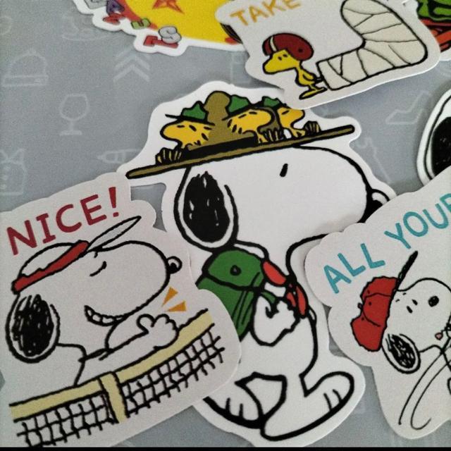 スヌーピー 防水ステッカー 22枚  No.12 < アニメ/コミック/キャラクター  スヌーピー 防水ステッカー 22枚  No.12 < アニメ/コミック/キャラクターの
