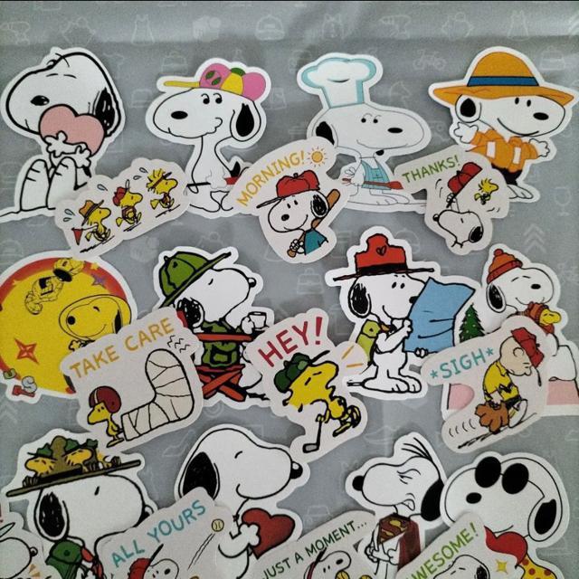 スヌーピー 防水ステッカー 22枚  No.12 < アニメ/コミック/キャラクター  スヌーピー 防水ステッカー 22枚  No.12 < アニメ/コミック/キャラクターの