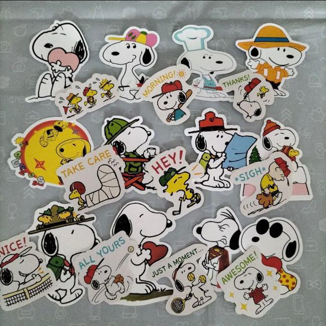 スヌーピー 防水ステッカー 22枚  No.12 < アニメ/コミック/キャラクター  スヌーピー 防水ステッカー 22枚  No.12 < アニメ/コミック/キャラクターの