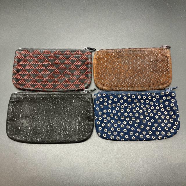 即決 印傳屋 印伝 INDEN-YA 小銭入れ コインケース 4個セット < 男性ファッション  即決 印傳屋 印伝 INDEN-YA 小銭入れ コインケース 4個セット  < 男性ファッションの