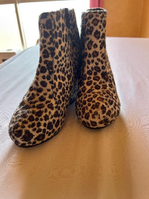 レオパード柄厚底ウェッジショートブーツ 新品未使用 24cm < 女性ファッション  レオパード柄厚底ウェッジショートブーツ 新品未使用 24cm < 女性ファッションの