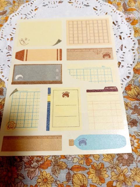 お裾分け☆文房具柄シールシート☆ < インテリア/ライフ  お裾分け☆文房具柄シールシート☆  < インテリア/ライフの