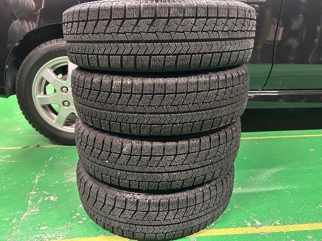 0092421)国産BSブリヂストンブリザックVRX中古スタッドレスタイヤ4本スズキラパン純正AWセット155/65R14送料無料 < 自動車/バイク 0092421)国産BSブリヂストンブリザックVRX中古スタッドレスタイヤ4本スズキラパン純正AWセット155/65R14送料無料 < 自動車/バイク