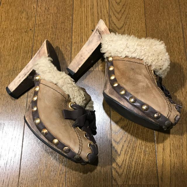 A Ki MIUMIU ~E~E [g&X^bY T{T_ 24.5cm  uh 