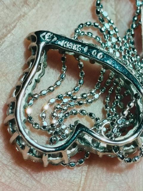 K18WG☆1.00ct綺麗なダイヤさん♪オープンハートペンダントネックレス★ < 女性アクセサリー/時計 K18WG☆1.00ct綺麗なダイヤさん♪オープンハートペンダントネックレス★ < 女性アクセサリー/時計の