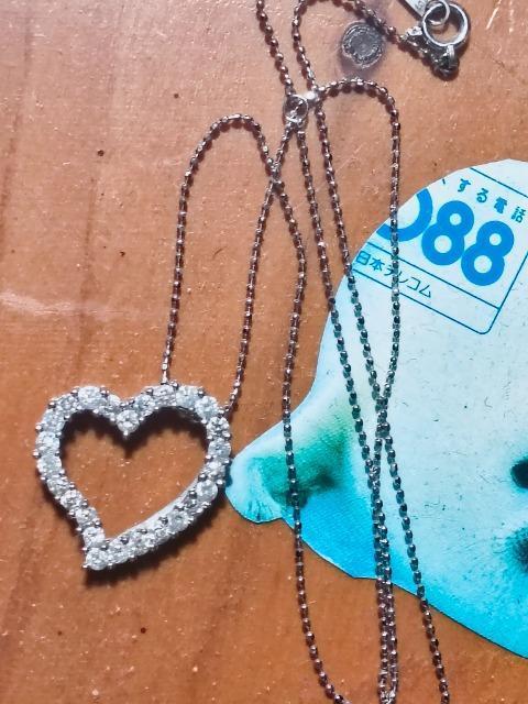 K18WG☆1.00ct綺麗なダイヤさん♪オープンハートペンダントネックレス★ < 女性アクセサリー/時計 K18WG☆1.00ct綺麗なダイヤさん♪オープンハートペンダントネックレス★ < 女性アクセサリー/時計の