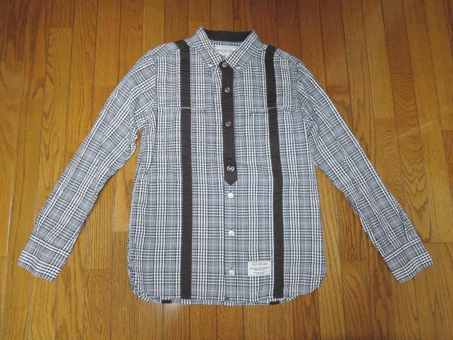 ROUGH AND RUGGED ラフアンドラゲッド サスペンダー・ネクタイ ギンガムチェックシャツ 1 シアサッカー 長袖シャツ < 男性ファッション ROUGH AND RUGGED ラフアンドラゲッド サスペンダー・ネクタイ ギンガムチェックシャツ 1 シアサッカー 長袖シャツ < 男性ファッションの