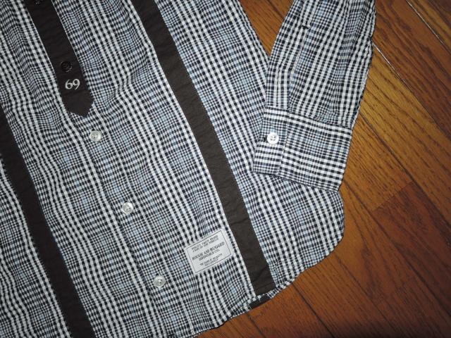 ROUGH AND RUGGED ラフアンドラゲッド サスペンダー・ネクタイ ギンガムチェックシャツ 1 シアサッカー 長袖シャツ < 男性ファッション ROUGH AND RUGGED ラフアンドラゲッド サスペンダー・ネクタイ ギンガムチェックシャツ 1 シアサッカー 長袖シャツ < 男性ファッションの