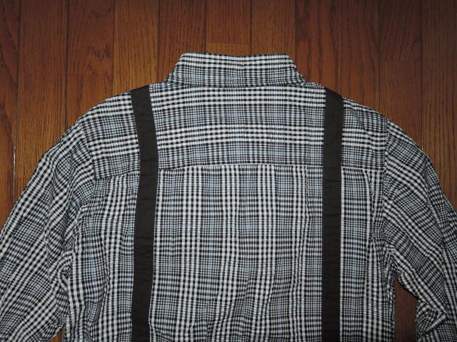 ROUGH AND RUGGED ラフアンドラゲッド サスペンダー・ネクタイ ギンガムチェックシャツ 1 シアサッカー 長袖シャツ < 男性ファッション ROUGH AND RUGGED ラフアンドラゲッド サスペンダー・ネクタイ ギンガムチェックシャツ 1 シアサッカー 長袖シャツ < 男性ファッションの