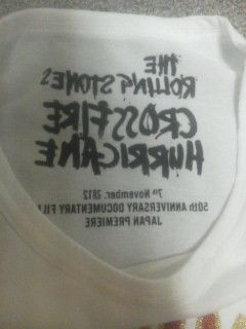 送料無料 ローリングストーンズ 映画クロスファイヤーハリケーン前売り券付属Tシャツ 新品 < タレントグッズ  送料無料 ローリングストーンズ 映画クロスファイヤーハリケーン前売り券付属Tシャツ 新品 < タレントグッズの