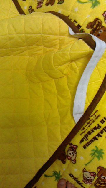 リラックマ10Thマルチカバー正方形190×190p イエロー系 < キッズ/ベビー  リラックマ10Thマルチカバー正方形190×190p イエロー系 < キッズ/ベビーの