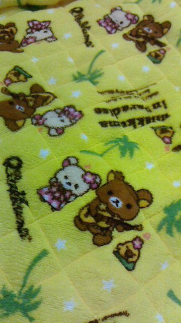 リラックマ10Thマルチカバー正方形190×190p イエロー系 < キッズ/ベビー  リラックマ10Thマルチカバー正方形190×190p イエロー系 < キッズ/ベビーの