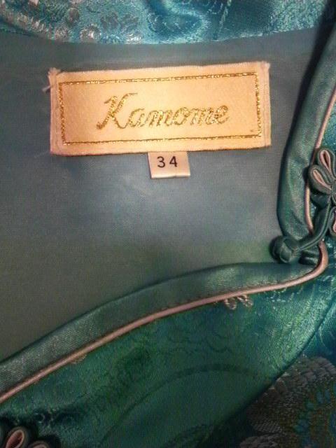 チャイナドレス★ロング丈★ターコイズブルー < 女性ファッション  チャイナドレス★ロング丈★ターコイズブルー < 女性ファッションの