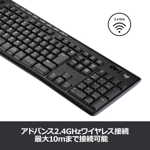 ロジクール キーボード ワイヤレス 無線 静音設計 K270 < PC本体/周辺機器  ロジクール キーボード ワイヤレス 無線 静音設計 K270 < PC本体/周辺機器の