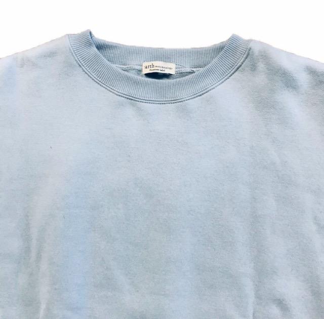 earthmusic〓フワフワ起毛スウェットトレーナー(Big)水色〓新品 < ブランド earthmusic〓フワフワ起毛スウェットトレーナー(Big)水色〓新品 < ブランドの