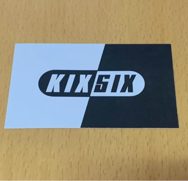 KIXSIX 非売品 ステッカー ノベルティ キックスシックス < 男性ファッション  KIXSIX 非売品 ステッカー ノベルティ キックスシックス  < 男性ファッションの