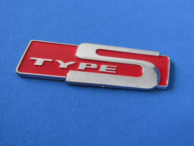 ●TYPE S タイプ エス ABS製 凹凸仕様 RED&クロームM エンブレム < 自動車/バイク ●TYPE S タイプ エス ABS製 凹凸仕様 RED&クロームM エンブレム < 自動車/バイク