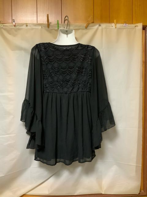 ◆RyuRyu「黒のトップス」Mサイズ < 女性ファッション  ◆RyuRyu「黒のトップス」Mサイズ < 女性ファッションの