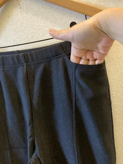 3L未使用グレー杢裏ベロアセンターシームパンツ < 女性ファッション  3L未使用グレー杢裏ベロアセンターシームパンツ < 女性ファッションの
