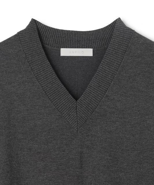 UNFILO/今季Web限定ニットワンピース超美品グレー < ブランド UNFILO/今季Web限定ニットワンピース超美品グレー < ブランドの