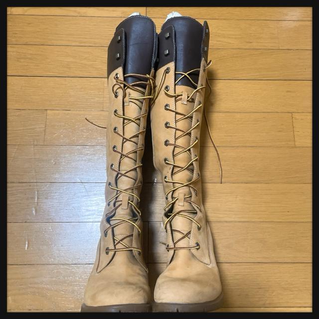 Timberland �e�B���o�[�����h �󂠂� ���f�B�[�X ���[�X�A�b�v �����O�u�[�c �C�G���[�u�[�c �p�Ճ��f�� �� �u�����h�� 