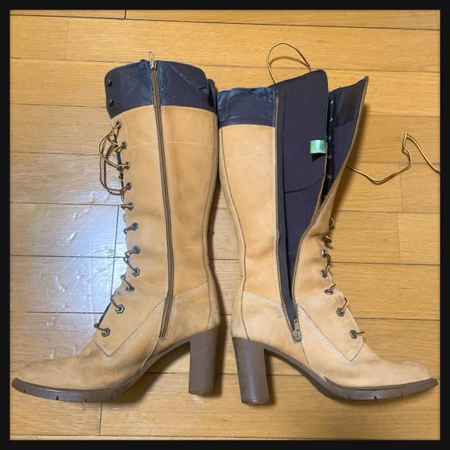 Timberland �e�B���o�[�����h �󂠂� ���f�B�[�X ���[�X�A�b�v �����O�u�[�c �C�G���[�u�[�c �p�Ճ��f�� �� �u�����h�� 