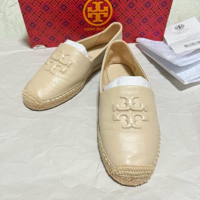 �y���i�z �g���[�o�[�` �G�X�p�h���[�� 23cm �x�[�W�� ���U�[ EVERLY �X���b�|�� TORY BURCH  �� �u�����h�� 
