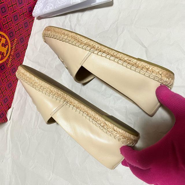 �y���i�z �g���[�o�[�` �G�X�p�h���[�� 23cm �x�[�W�� ���U�[ EVERLY �X���b�|�� TORY BURCH �� �u�����h�� 