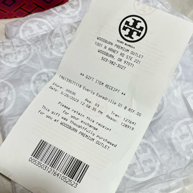 �y���i�z �g���[�o�[�` �G�X�p�h���[�� 23cm �x�[�W�� ���U�[ EVERLY �X���b�|�� TORY BURCH �� �u�����h�� 