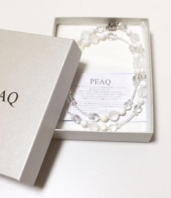 百貨店PEAQ◎水晶天然石ネックレス白系◎アレルフリー◎新品◎ < 女性アクセサリー/時計 百貨店PEAQ◎水晶天然石ネックレス白系◎アレルフリー◎新品◎ < 女性アクセサリー/時計の