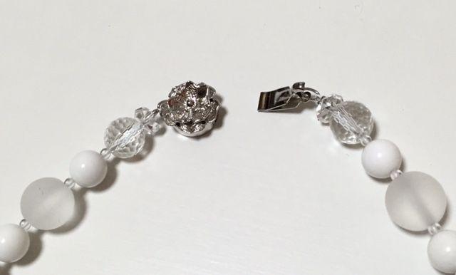 百貨店PEAQ◎水晶天然石ネックレス白系◎アレルフリー◎新品◎ < 女性アクセサリー/時計 百貨店PEAQ◎水晶天然石ネックレス白系◎アレルフリー◎新品◎ < 女性アクセサリー/時計の