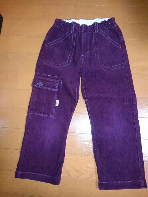 ☆新品同様☆pappパプ☆赤茶系コーデュロイパンツ☆110 < キッズ/ベビー  ☆新品同様☆pappパプ☆赤茶系コーデュロイパンツ☆110  < キッズ/ベビーの
