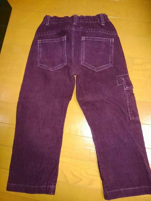 ☆新品同様☆pappパプ☆赤茶系コーデュロイパンツ☆110 < キッズ/ベビー  ☆新品同様☆pappパプ☆赤茶系コーデュロイパンツ☆110 < キッズ/ベビーの