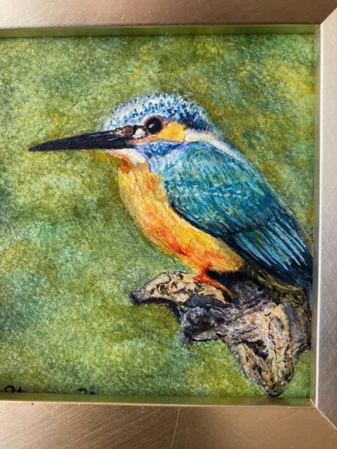 絵画 水彩画 水彩色鉛筆 ガッシュ水彩・透明水彩『カワセミ』 新品・未使用 真作保証 原画 < ホビー 絵画 水彩画 水彩色鉛筆 ガッシュ水彩・透明水彩『カワセミ』 新品・未使用 真作保証 原画 < ホビーの