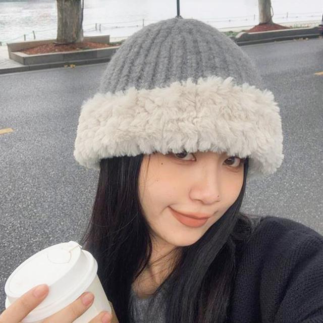 送料無料 新品 ニット バケットハット ボア異素材 秋冬 < 女性ファッション  送料無料 新品 ニット バケットハット ボア異素材 秋冬 < 女性ファッションの