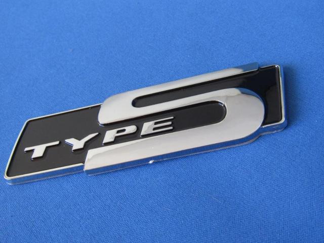 TYPE S タイプ エス ABS製 凹凸仕様 BLACK&クローム エンブレム < 自動車/バイク TYPE S タイプ エス ABS製 凹凸仕様 BLACK&クローム エンブレム < 自動車/バイク