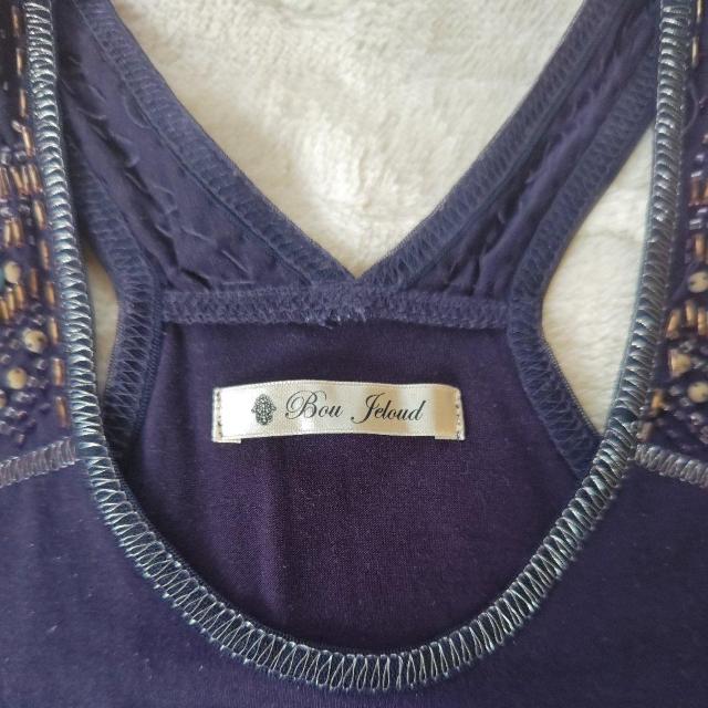 ブージュルード♪オシャレなタンクトップ♪フリーサイズ♪ビーズ装飾♪イオン姫路店にて購入♪ < ブランド ブージュルード♪オシャレなタンクトップ♪フリーサイズ♪ビーズ装飾♪イオン姫路店にて購入♪ < ブランドの