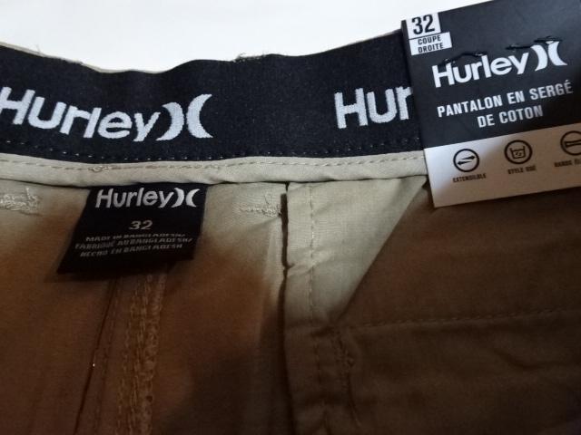 ハーレー【Hurley】 【COTTON TWILL PANT】 綿素材 ツイルパンツ32インチ < ブランド  ハーレー【Hurley】 【COTTON TWILL PANT】 綿素材 ツイルパンツ32インチ < ブランドの