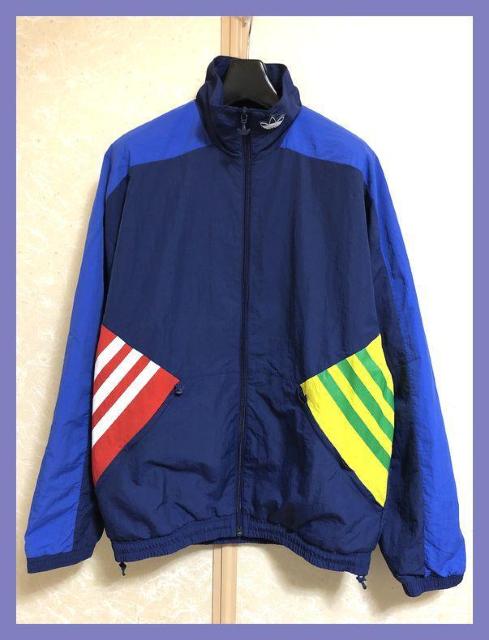 ☆アディダス☆超美品レア♪団結刺繍裏地メッシュスタンドカラーブルゾンM☆ < ブランド ☆アディダス☆超美品レア♪団結刺繍裏地メッシュスタンドカラーブルゾンM☆ < ブランドの
