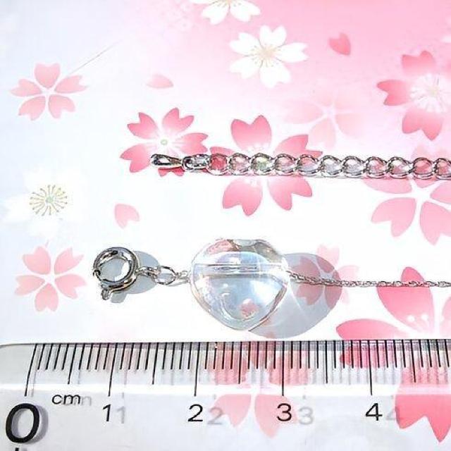 送料無料 即買い:オーロラ水晶超極細ハートネックレス < 女性アクセサリー/時計  送料無料 即買い:オーロラ水晶超極細ハートネックレス < 女性アクセサリー/時計の