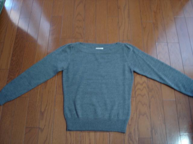 ★エフデ ef-de  ボートネックデザインウールニット★着用2・3度!超激安! < ブランド  ★エフデ ef-de  ボートネックデザインウールニット★着用2・3度!超激安!  < ブランドの