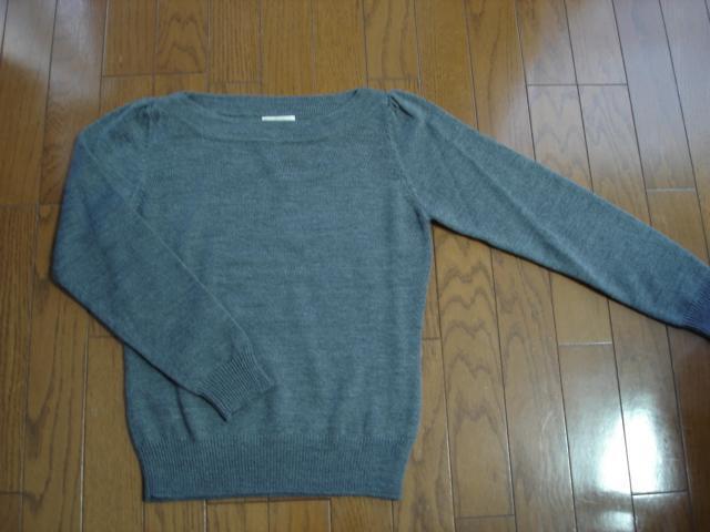 ★エフデ ef-de  ボートネックデザインウールニット★着用2・3度!超激安! < ブランド  ★エフデ ef-de  ボートネックデザインウールニット★着用2・3度!超激安! < ブランドの