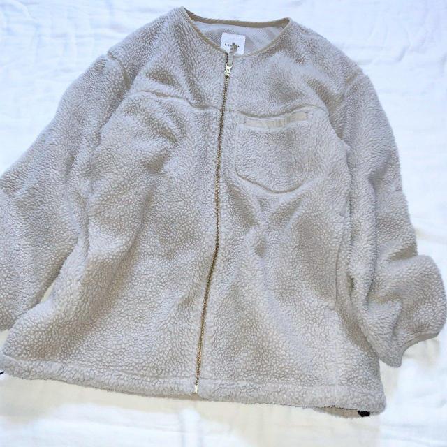 LEPSIM☆ノーカラーボアジャケット/美品 < ブランド LEPSIM☆ノーカラーボアジャケット/美品 < ブランドの