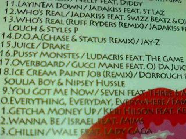 sGRAND SLAM ROUND3tJAY-Z DMX LADY GAGA SNOOP DOGG NE-YO  CD/DVD/rfI 