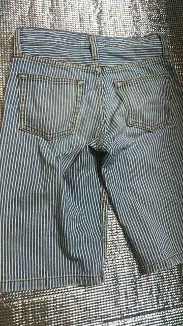 130 デニム 半パンツ ウエストゴム調整アリ < キッズ/ベビー 130 デニム 半パンツ ウエストゴム調整アリ < キッズ/ベビーの