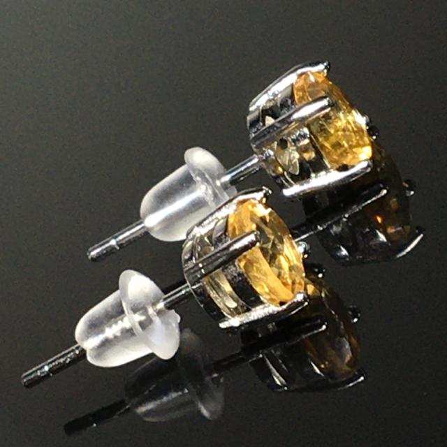 《高品質ピアス》宝石質 天然石シトリン ペア(価格)S925 < 女性アクセサリー/時計  《高品質ピアス》宝石質 天然石シトリン ペア(価格)S925 < 女性アクセサリー/時計の