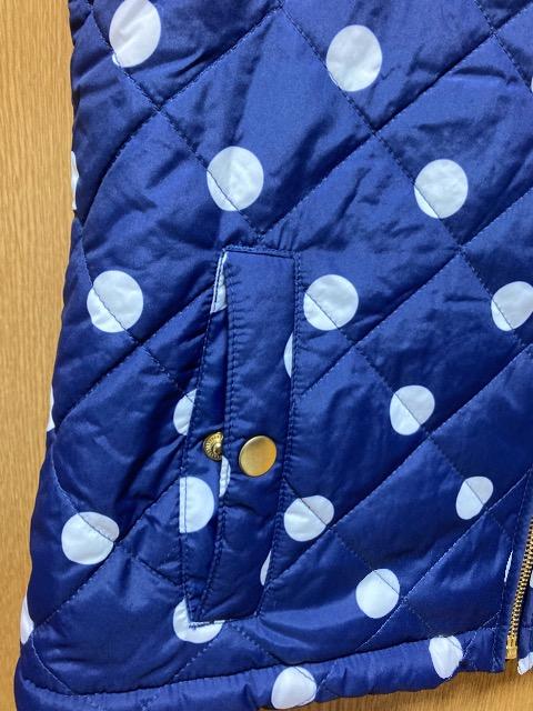 未使用☆GAP☆ネイビー×白ドット中綿ベスト☆160 < ブランド  未使用☆GAP☆ネイビー×白ドット中綿ベスト☆160 < ブランドの