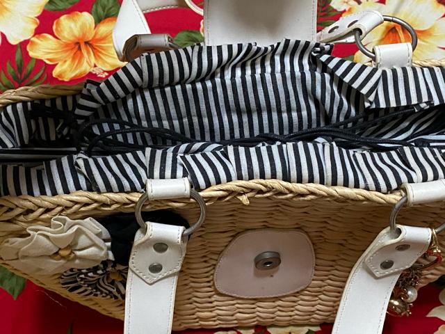 可愛い☆カゴbag☆クジラのチャーム付き☆ < 女性ファッション  可愛い☆カゴbag☆クジラのチャーム付き☆ < 女性ファッションの