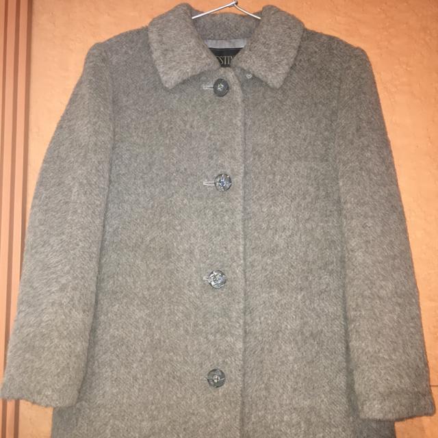 東京スタイル TOKYO STYLE   ヴィンテージ アルパカコート グレー M-L < 女性ファッション  東京スタイル TOKYO STYLE   ヴィンテージ アルパカコート グレー M-L < 女性ファッションの